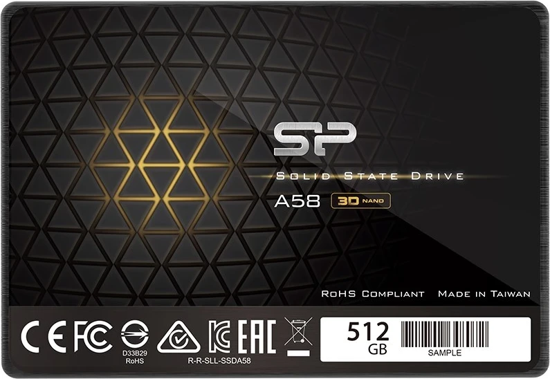 SSD visokih zmogljivosti Silicon Power Ace A58, 2,5", 512 GB