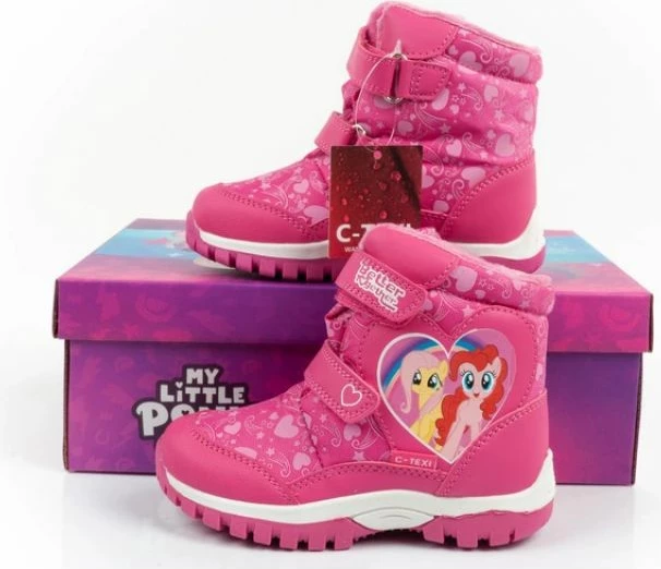 Zimski škornji za otroke Inny, rožnati