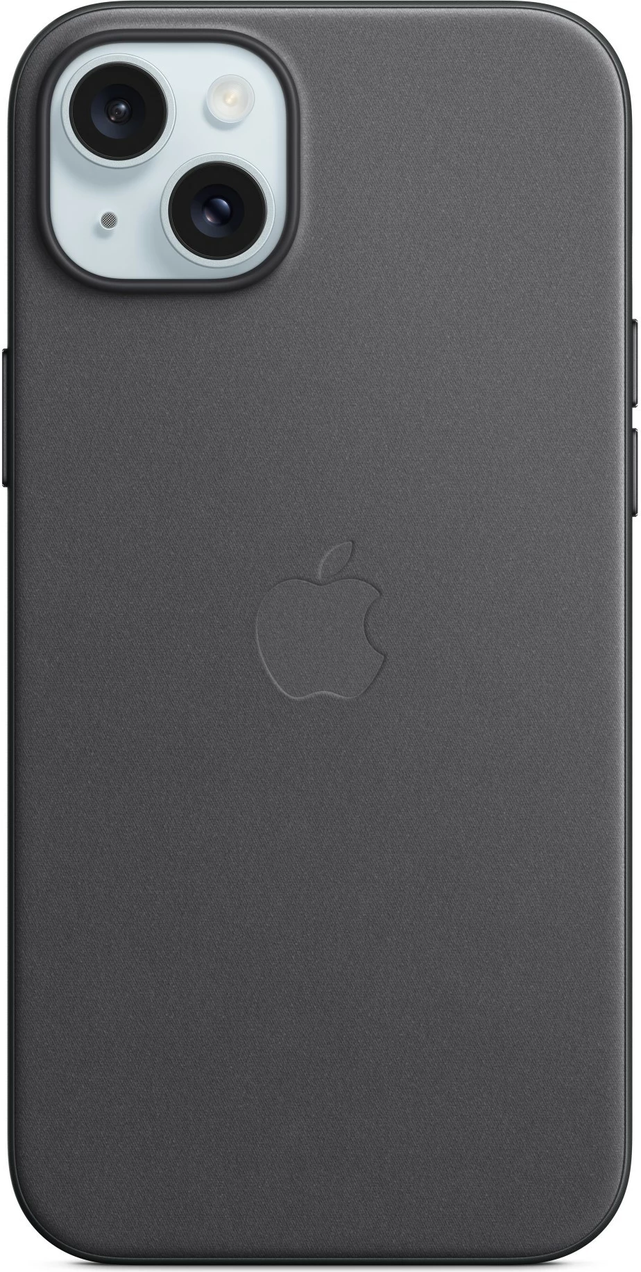 Zaščitni ovoj FineWoven za iPhone 15 Plus, Apple, MagSafe, črn