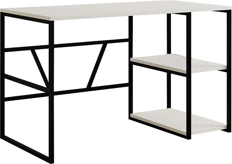 Študijska miza Hanah Home Caste, bela