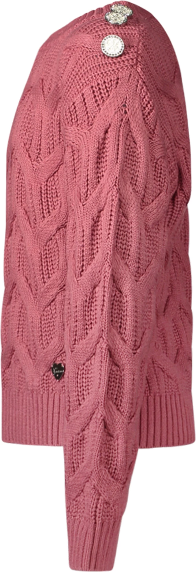 Pulover za dekleta GUESS JEANS, roza