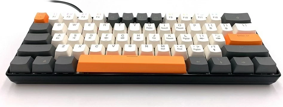 Mehanska tipkovnica 60%, večbarvna osvetlitev, Media-Tech MT1258, črna