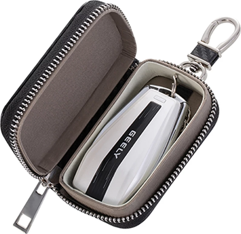 Zaščitni ovitek za avto ključ Hurtel Faraday Box, blokira radijske valove, črn