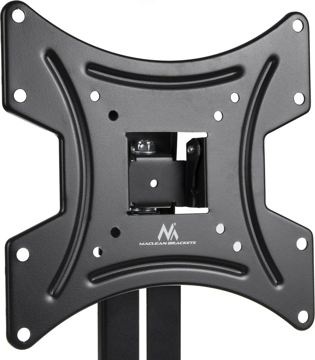Stenski nosilec za televizor z integrirano polico iz stekla Maclean MC-451, za TV 15–42", črn