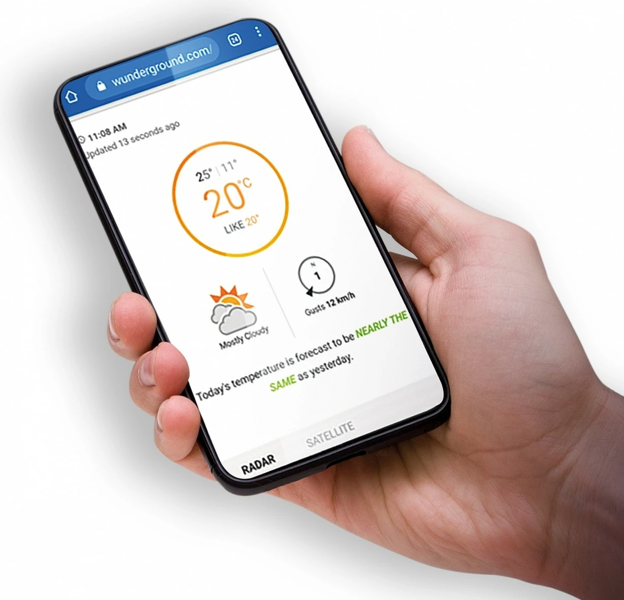 Vremenska postaja Sencor SWS 12500 z WiFi, LCD 21,4 cm, črna, večbarvna