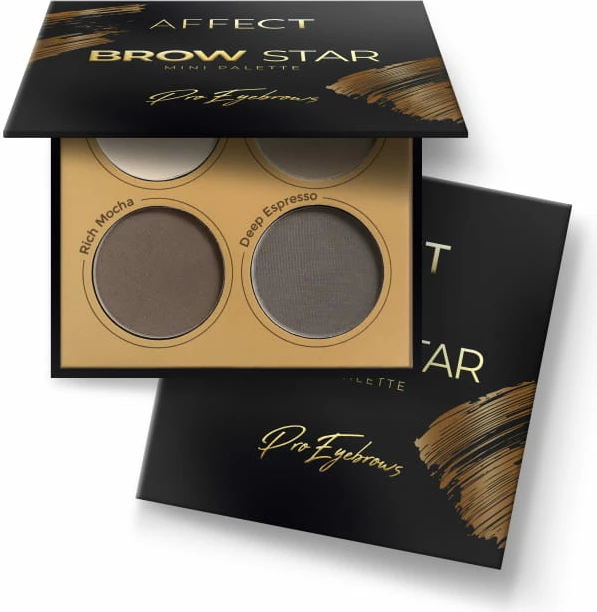 Paleta za obrvi Brow Star mini Affect, 6 g