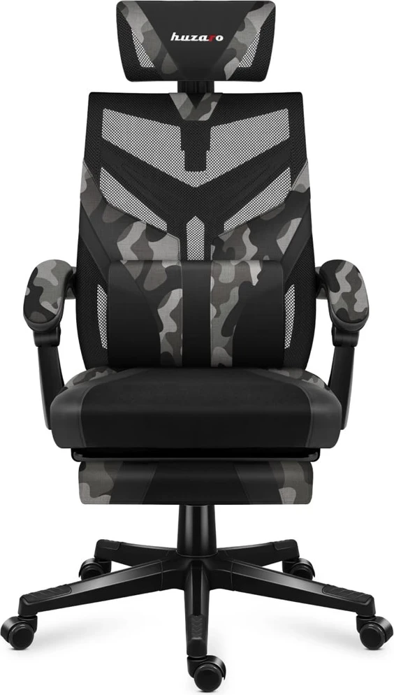 Gaming stol Huzaro Combat 5.0, črn / siv