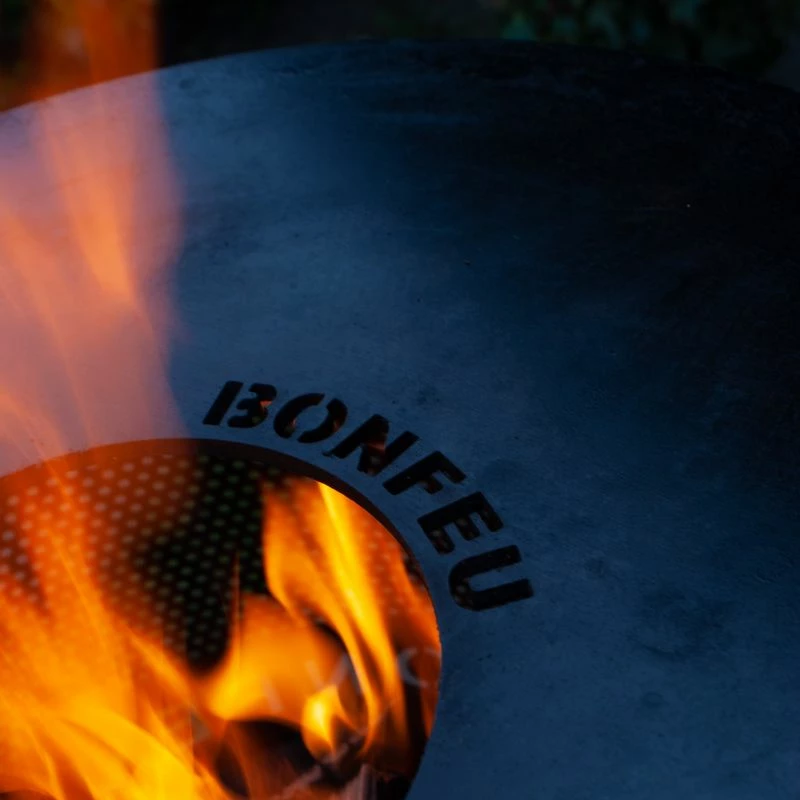 Plošča za žar 40 Bonfeu, črna