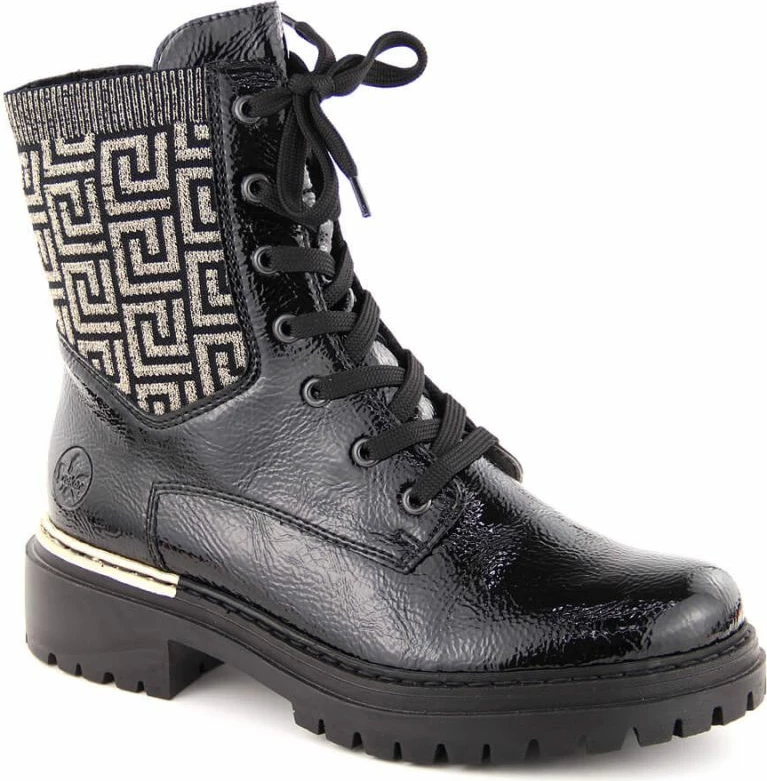 Čizme za ženske Rieker, črne