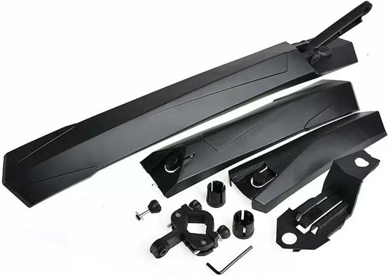 Mračni zaščitniki za kolo Rockbros WS1001, za 26" kolesa, plastika, črni, komplet