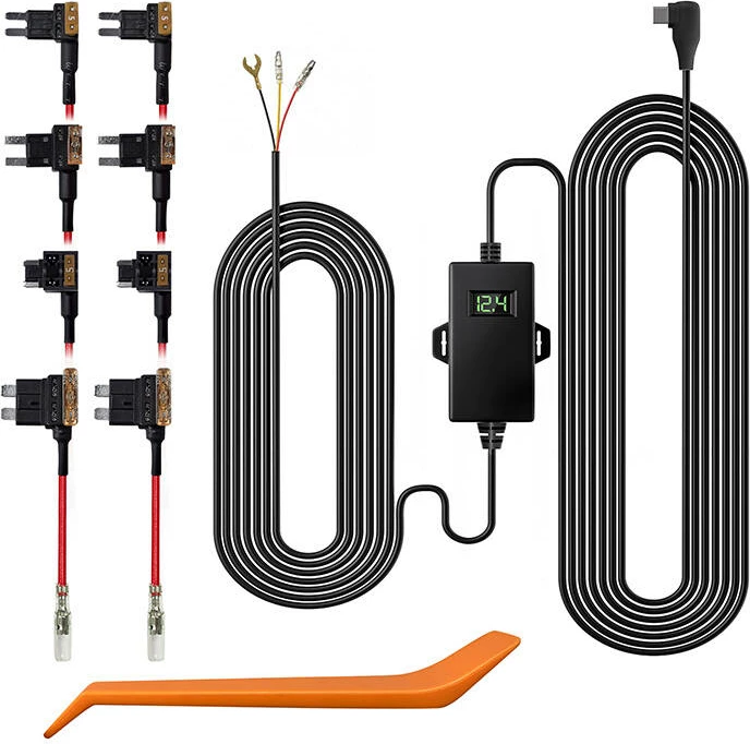 Komplet kablov Type-C za avto kamere z zaščitnimi moduli in varovalnimi adapterji Redtiger RTH30GS