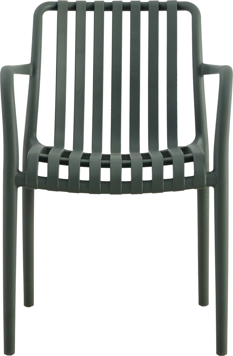 Naslanjač iz polipropilena TIPPY FH5940.07 temno olivna 55x55x81Hcm