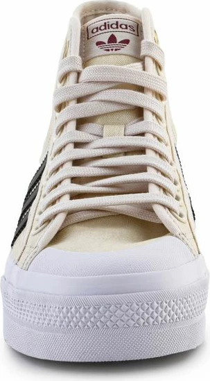 Platformne superge Nizza Platform Mid za ženske, adidas ORIGINALS, H00641, krem