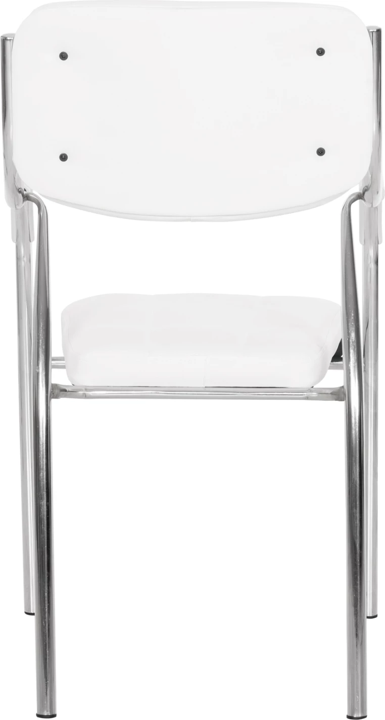 Konferenčni pisarniški stol FH1018.02 bel PU 54x52x87cm