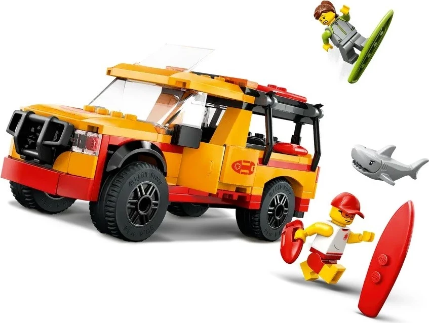 Kamion za reševanje na plaži LEGO City 60453, 2 minifigi