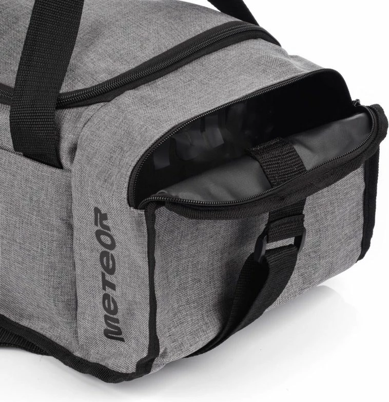 Fitnes torba Meteor, unisex, siva
