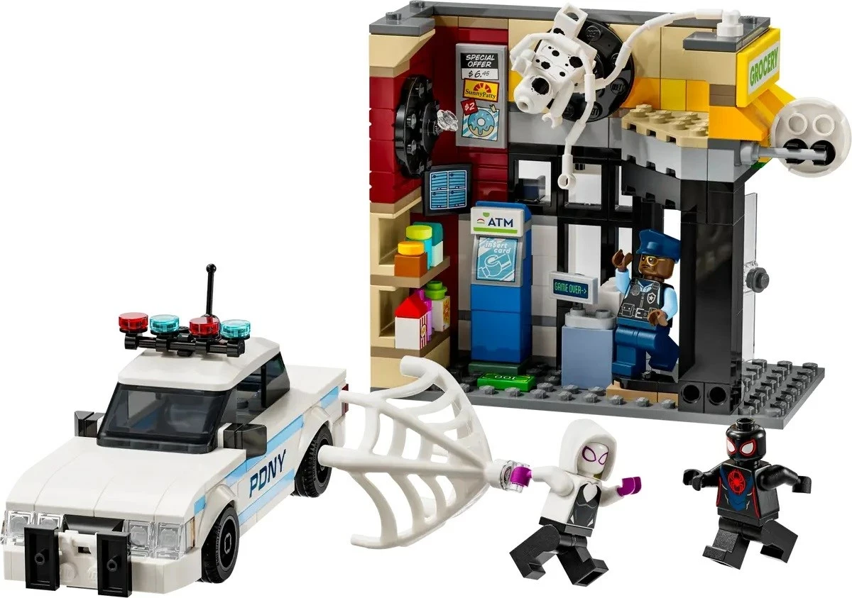 Set z 375 kockami Marvel Miles Morales proti The Spot, LEGO 76311