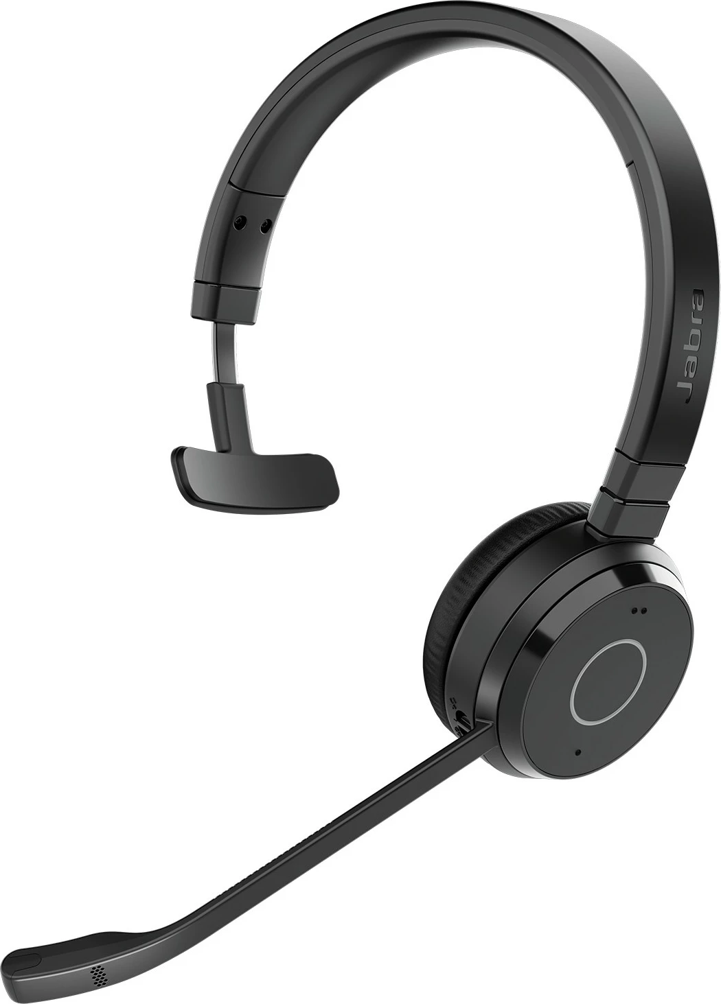 Monauralne slušalke Jabra Evolve 65 TE, mono, žične in brezžične, 20 - 20000 Hz, za pisarno/klicni center, črne