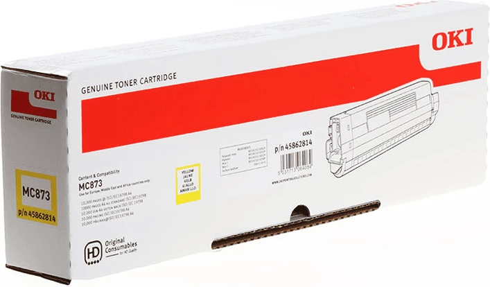 Toner kartuša, zmogljivost 10.000 strani, OKI 45862814, rumena