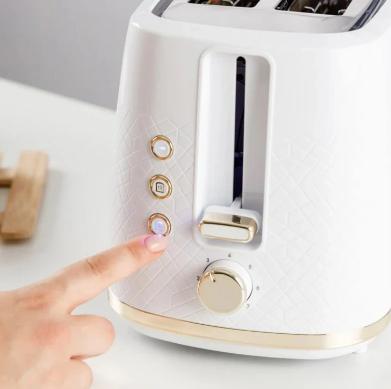 Tost za kruh Fusion Crunch 960707000, 2 rezini, 800 W, bel - Taurus