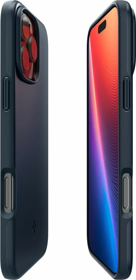 Ultra tanek ovitek MagSafe za telefon iPhone 16 Pro Max, Spigen, temno siv