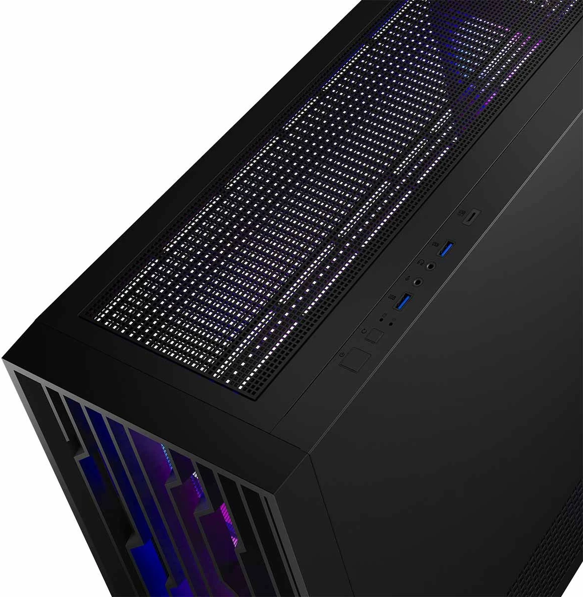 Računalniško ohišje MODECOM Volcano Perun Apex ARGB Midi, črno