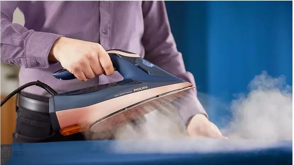 Parni likalnik Philips Azur DST8050/20, moder