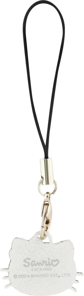 Obesek z glavo Hello Kitty, kovinski, črn