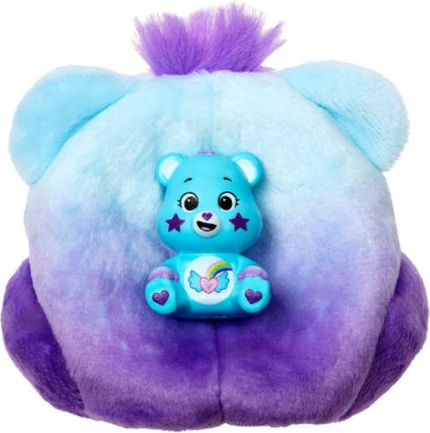 Lutka Cutie Reveal Chelsea, Barbie Mattel JGH75, serija Care Bears, 6 presenečenj, mini figura Care Bear, komplet 5-delni, večbarvna