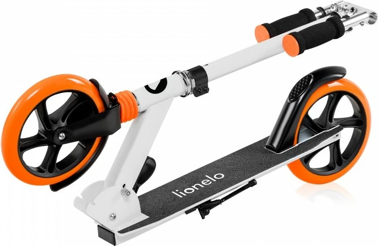 Trotinet za otroke in odrasle Lionelo Luca 51334, bel/oranžen
