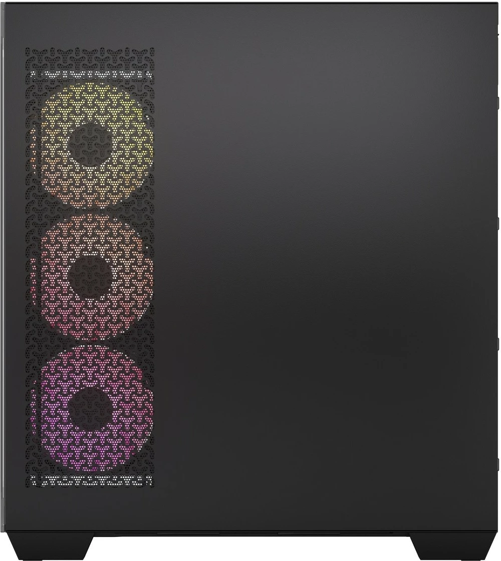 Računalniško ohišje s kaljenim steklom, Corsair 3500X ARGB Midi Tower, črno