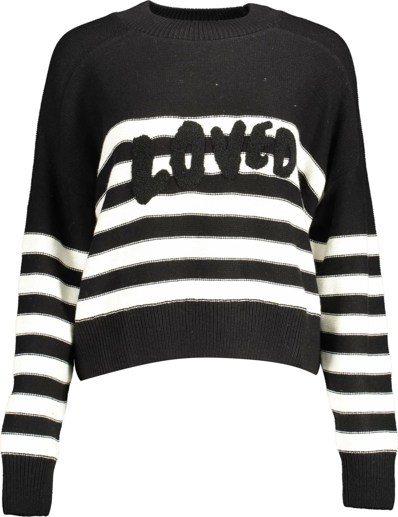 Pulover za ženske DESIGUAL, črn