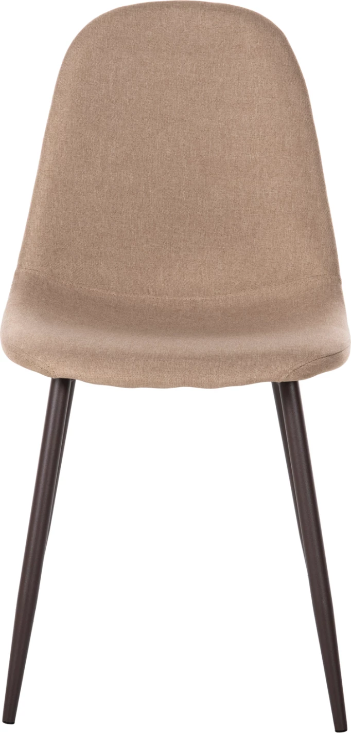 Stol FH00100.07 bež tkanina in kovinske noge 45x52x85 cm, set 4 kosov