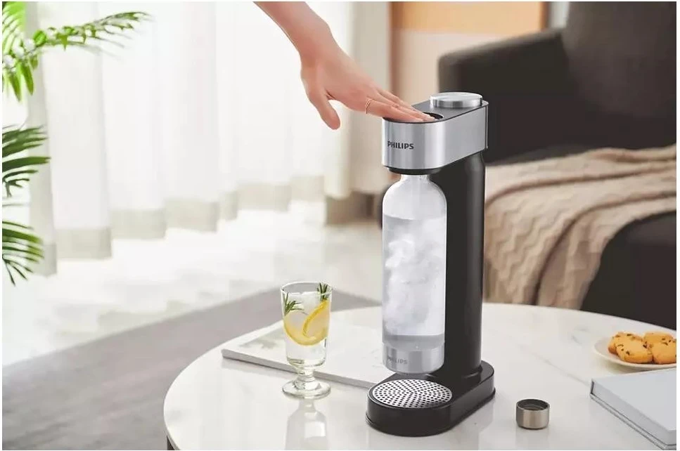 Aparat za gaziranje vode Philips ADD4902BK/10, črn