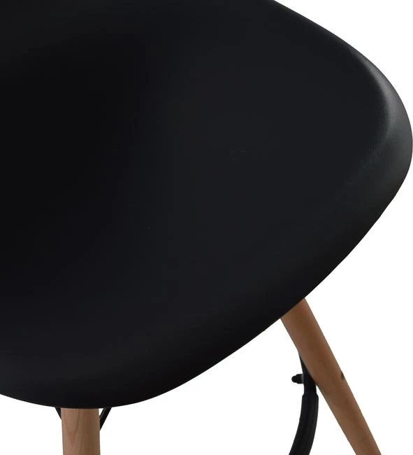 Barski stol Renata črn FH0173.02 47x50x108 cm, set 4 kosov