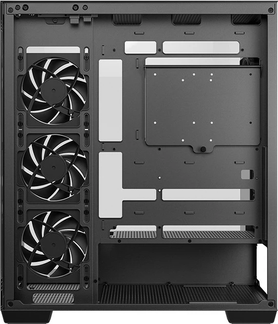 Računalniško ohišje Deepcool CG580 4F V2, midi tower, kaljeno steklo, RGB, črno