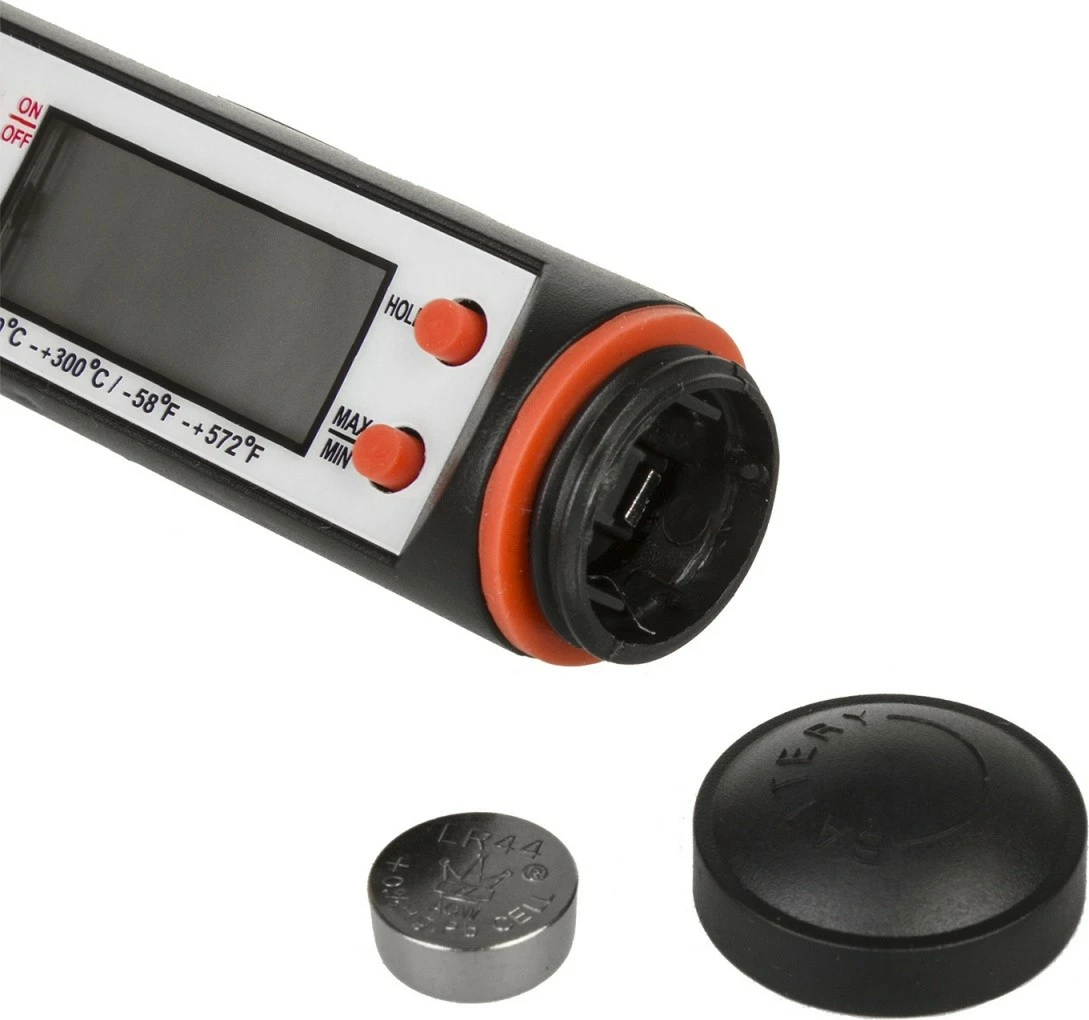 Termometer za hrano, sonda 15 cm, črn GreenBlue GB178