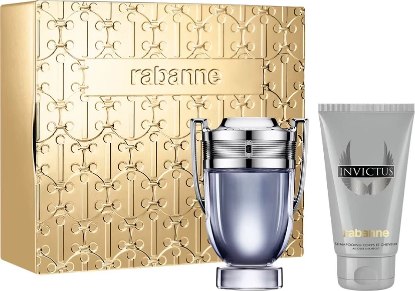 Set Eau de Toilette in gel za prhanje, Paco Rabanne Invictus, 100 ml + 100 ml