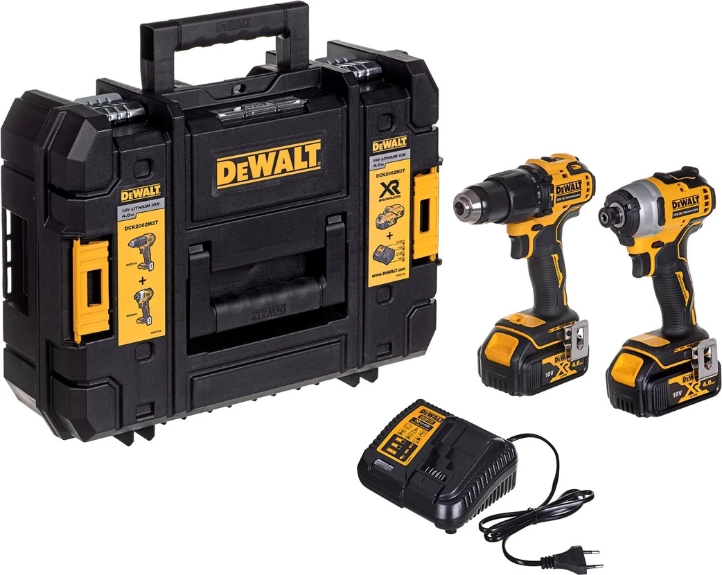 Set brezžičnih orodij DeWalt DCK2062M2T (DCD709+DCF809), 18 V, 2x4,0 Ah