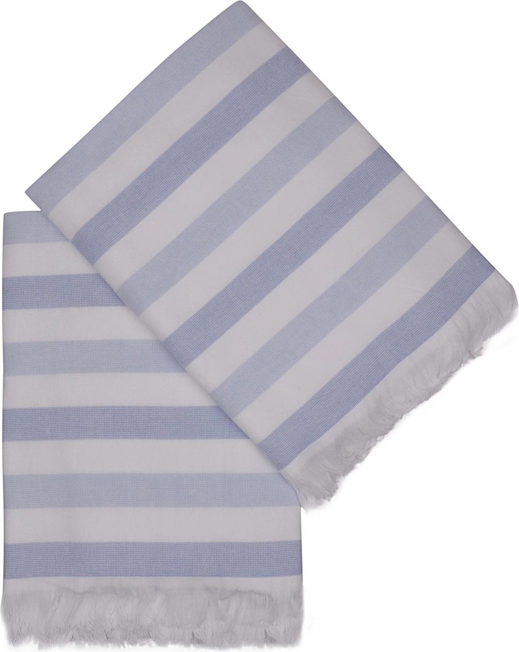 Set fouta (2 kosa), črtast, modro-bela Mijolnir