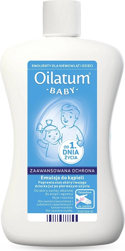 Emulzija za kopel za dojenčke Oilatum Baby 250 ml