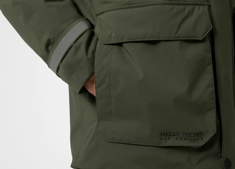 Parka Reine za moške, Helly Hansen, zelena