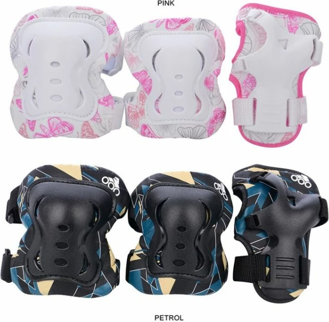 Zaščitni set za otroke Tempish, bel in črn