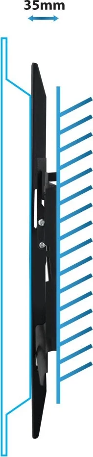 Nosilec za TV Esperanza ERW014, 26-70'', črn