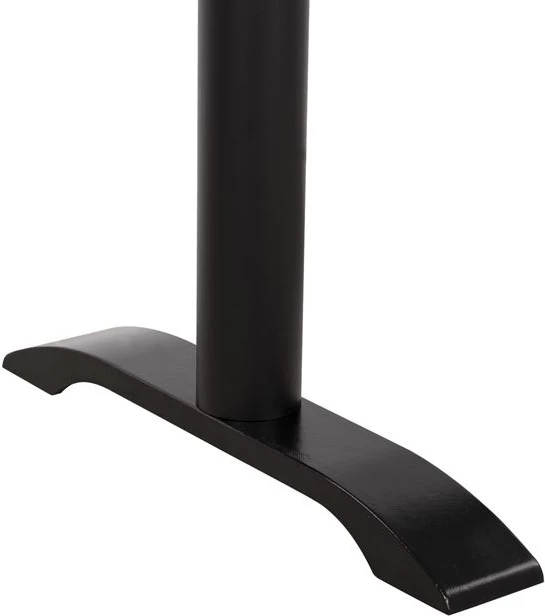 Kovinsko podnožje črne mat barve 57x54x72.5 s podporo za namizje FH458