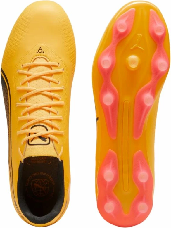 Atletski nogometni čevlji, Puma, moški, oranžni