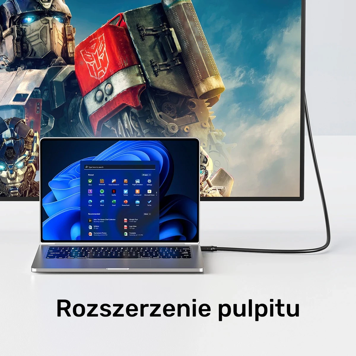 HDMI kabel Unitek 2.0, 4K 60Hz, 15 m, črn