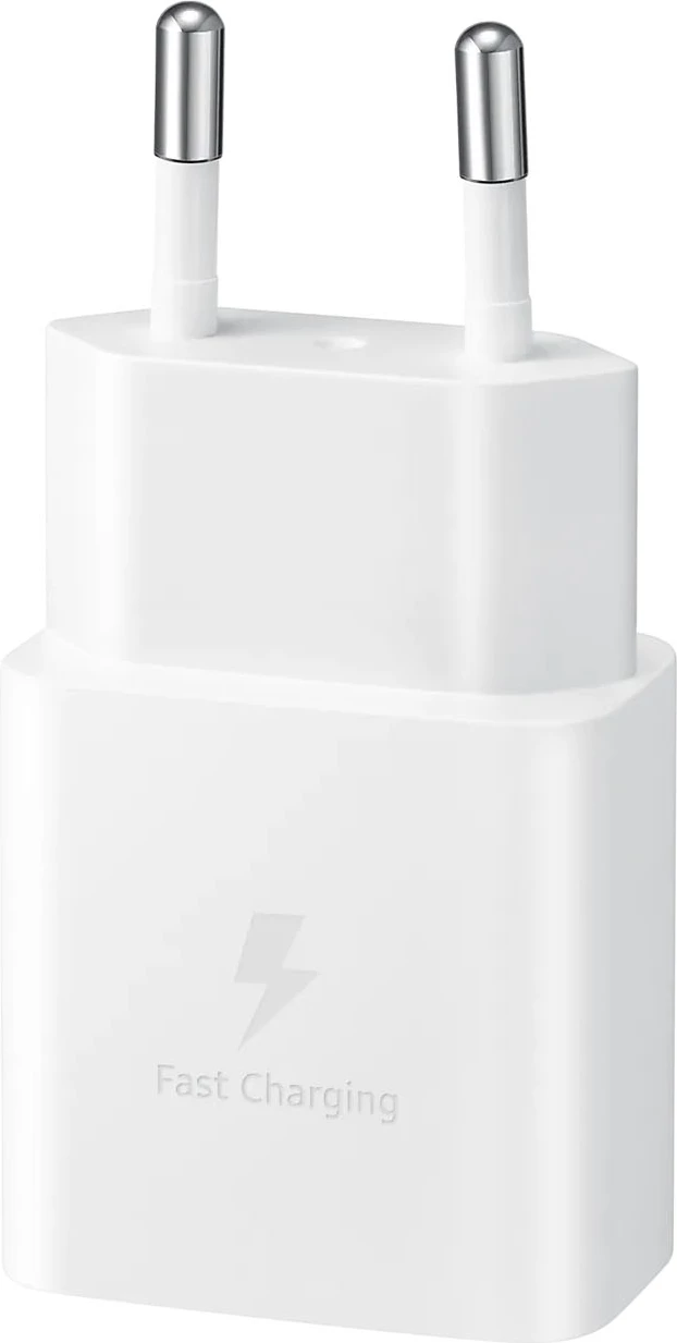 Stenski polnilec 15W USB-C, Samsung EP-T1510NWEGEU, bel