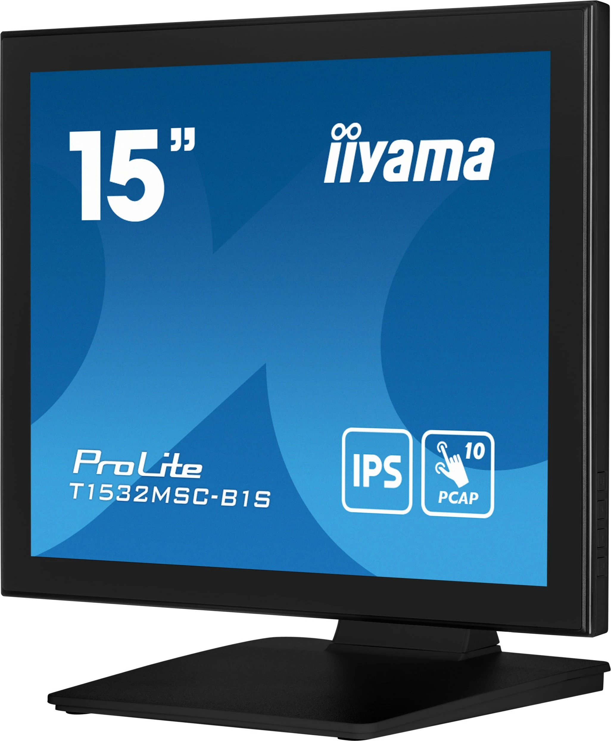 Zaslon na dotik 15" iiyama ProLite T1532MSC-B1S, LCD, črn