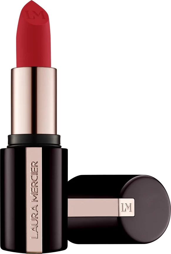 Mat ustni šminka, Laura Mercier Caviar Smoothing Matte Refillable Lipstick 520 Scarlet Velvet 3.8 g